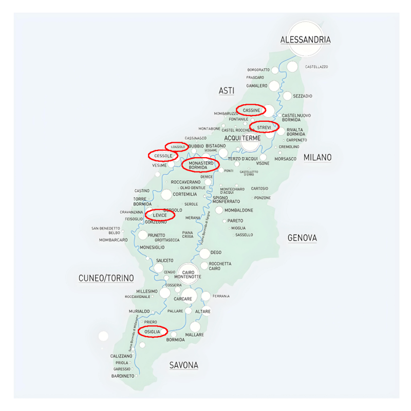 Un lungo viaggio nella Valle Bormida tra luoghi affascinanti e poco conosciuti.
